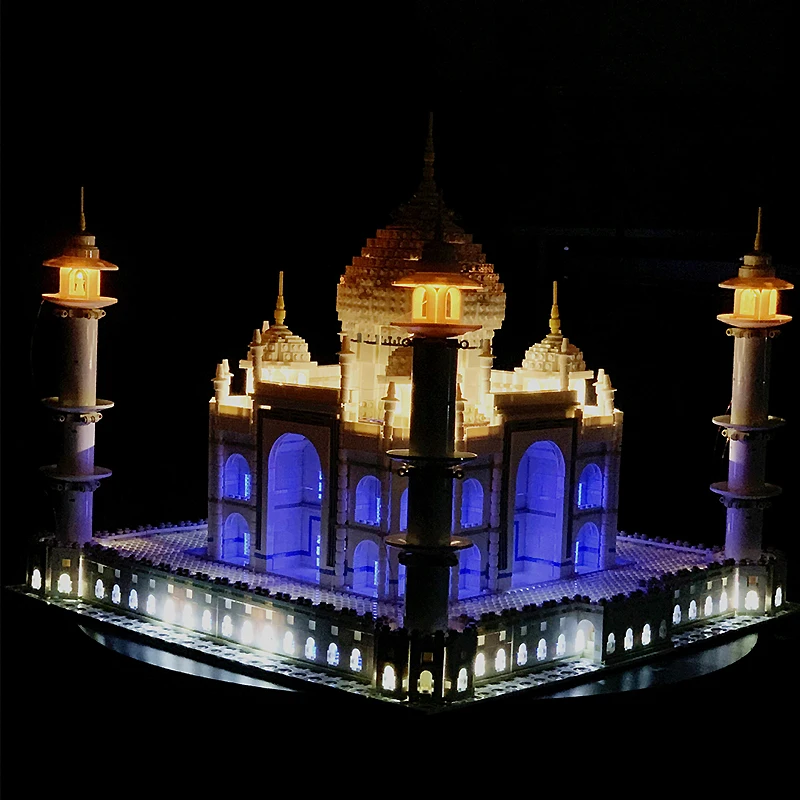 Kit de luz LED DIY para LEGO 10256 Taj Mahal (solo luz LED, sin modelo de bloques)