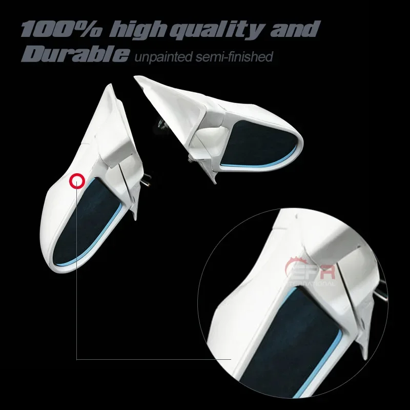 SAAR متوافق مع تويوتا سوبرا أجزاء معدلة من ألياف الكربون مرآة الرؤية الخلفية الكهربائية نمط غانادور اليسار واليمين عكس Mi #6