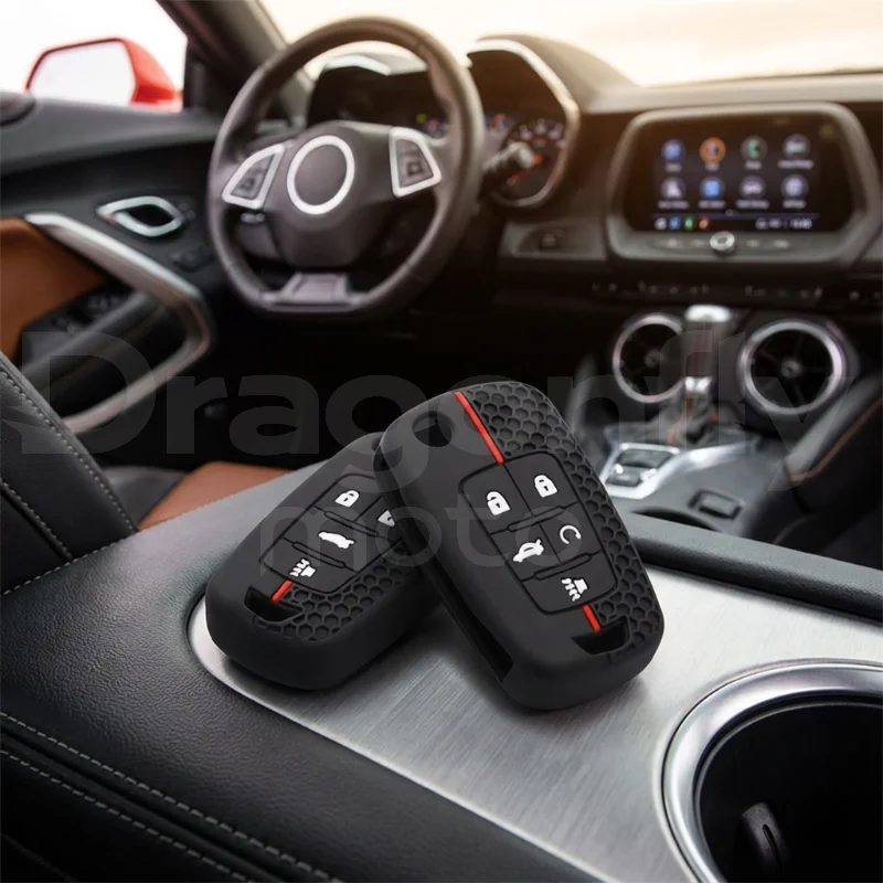 Silikon-Autoschlüsselhülle für Buick Chevrolet Cruze Epica Lova Camaro Impala Aveo Malibu Sail Orlando Trax Spark
