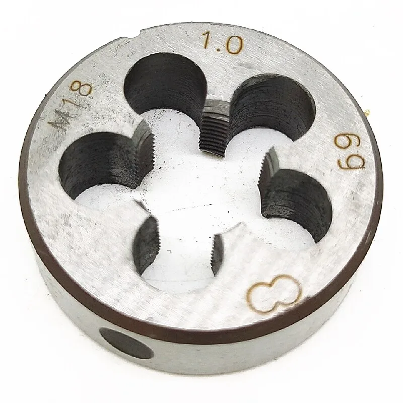 1PC M18 M19 M20 Metric Round Die Machine Thread 0.5/1/1.25/1.5/1.75/2mm Die Pitch Tool