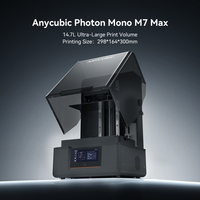 PRE ANYCUBIC Photon Mono M7 Max Mono LCD 3D Printer 14.7L Ultra-Large Print Volume LCD Resin 3D Printer Print Size 298x168x300mm