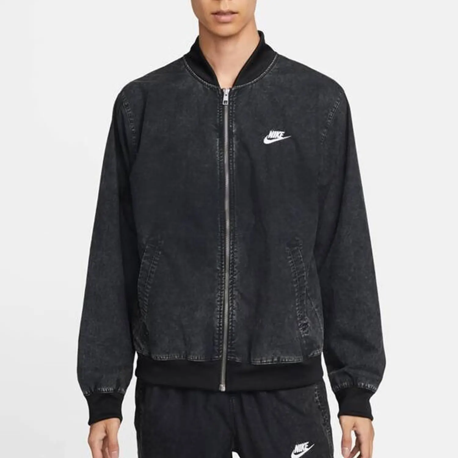

Оригинальная мужская спортивная повседневная модная куртка Nike с воротником-стойкой, осенняя новинка, DQ4590-010