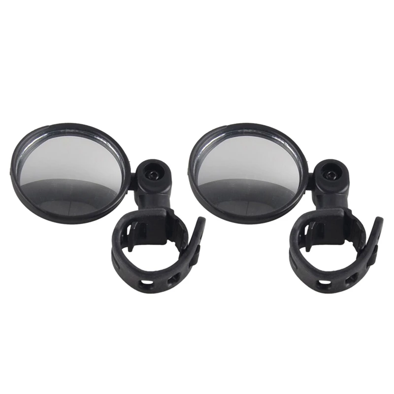 Bicycle Rearview Mirror Wide Angle Convex Cycling Mirror MTB Rearview Mirror Silicone Handle Rearview Mirror