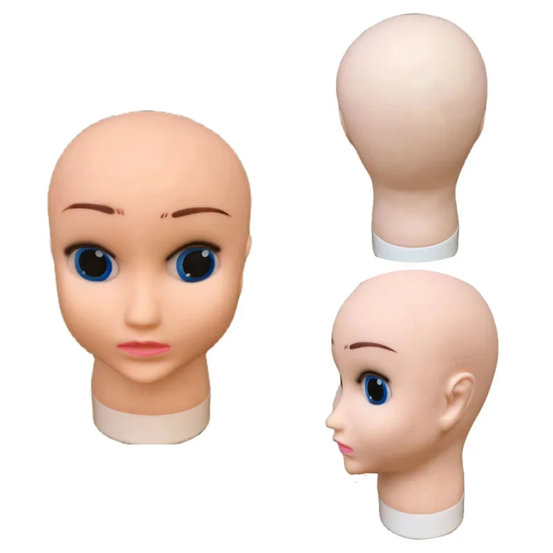 Top Selling Female Mannequin Head Without Hair For Making Wig Stand and Hat Display Cosmetology  Training Head mannequin head