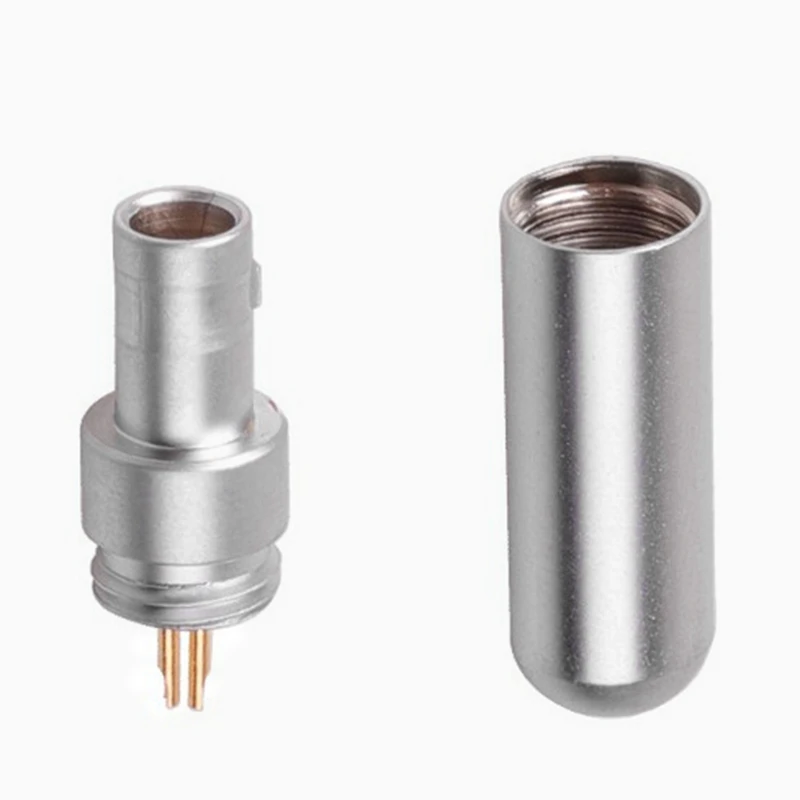 Male Headphone Pin Wire Connector DIY Audio Jack Plug Metal Adapter For HD800 HD820 D1000 Hifi Headset