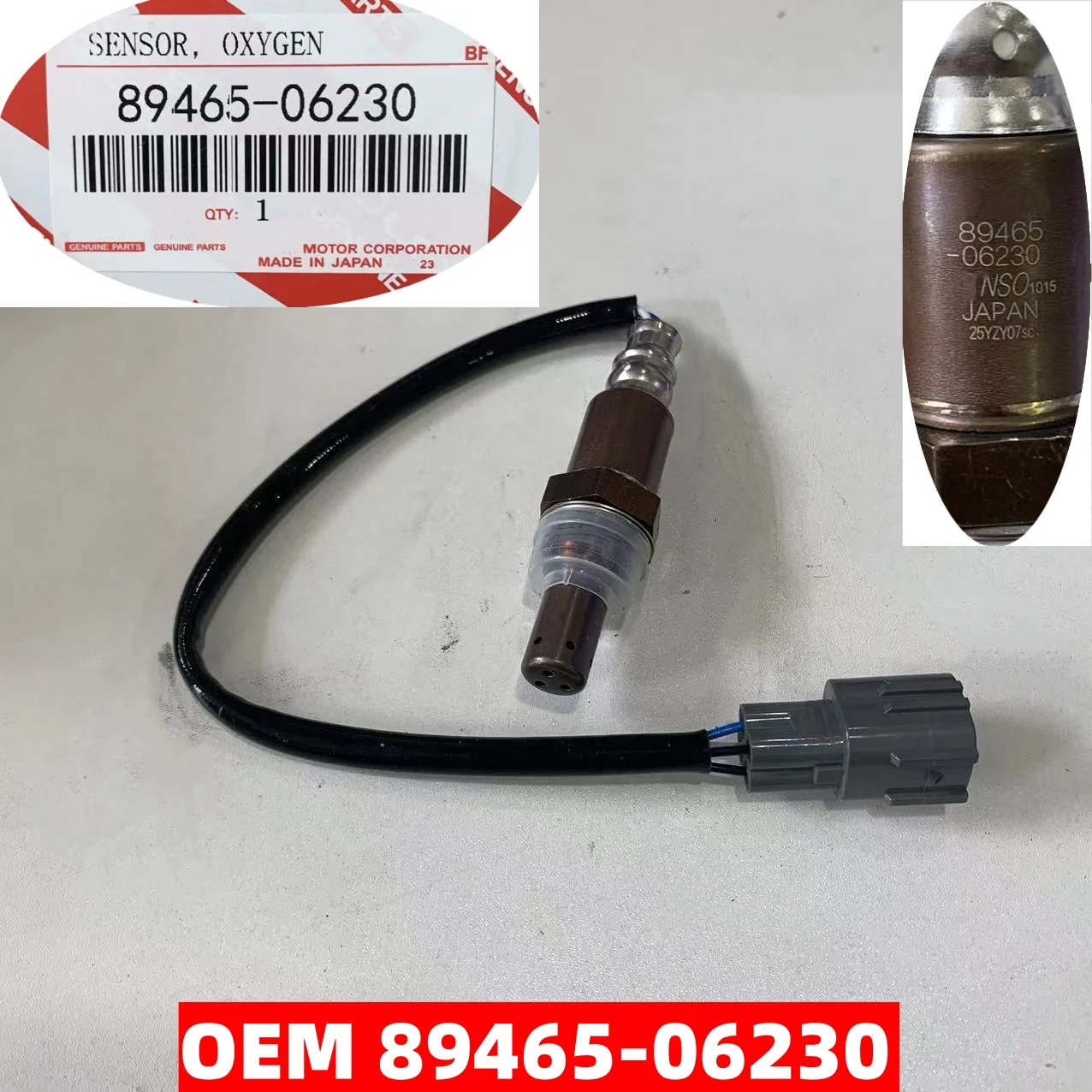

Oxygen Sensor 89465-06230 For Toyota Yaris RAV 4 Land Cruiser Prado Camry Aygo