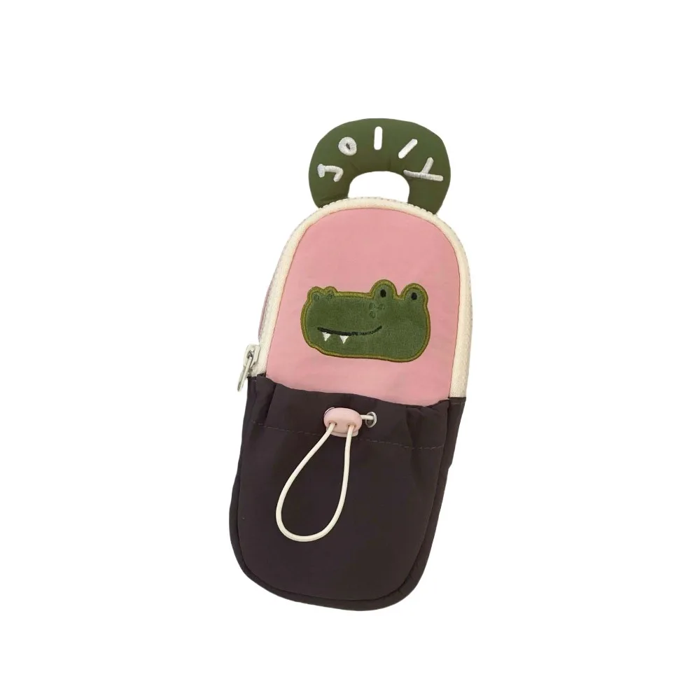 

Bear Fish Crocodile Y2K Cartoon Stationery Bag Large Capacity Cosmetics Card Pen Korean Style Pencil Case Aesthetic Ins Style
