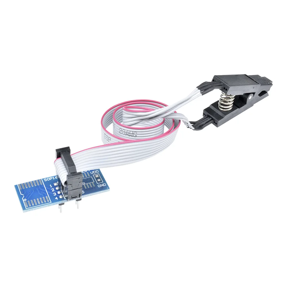 SOIC8 SOP8 Chip Flash IC Clip de prueba Adaptador de enchufe Programa BIOS/24/93