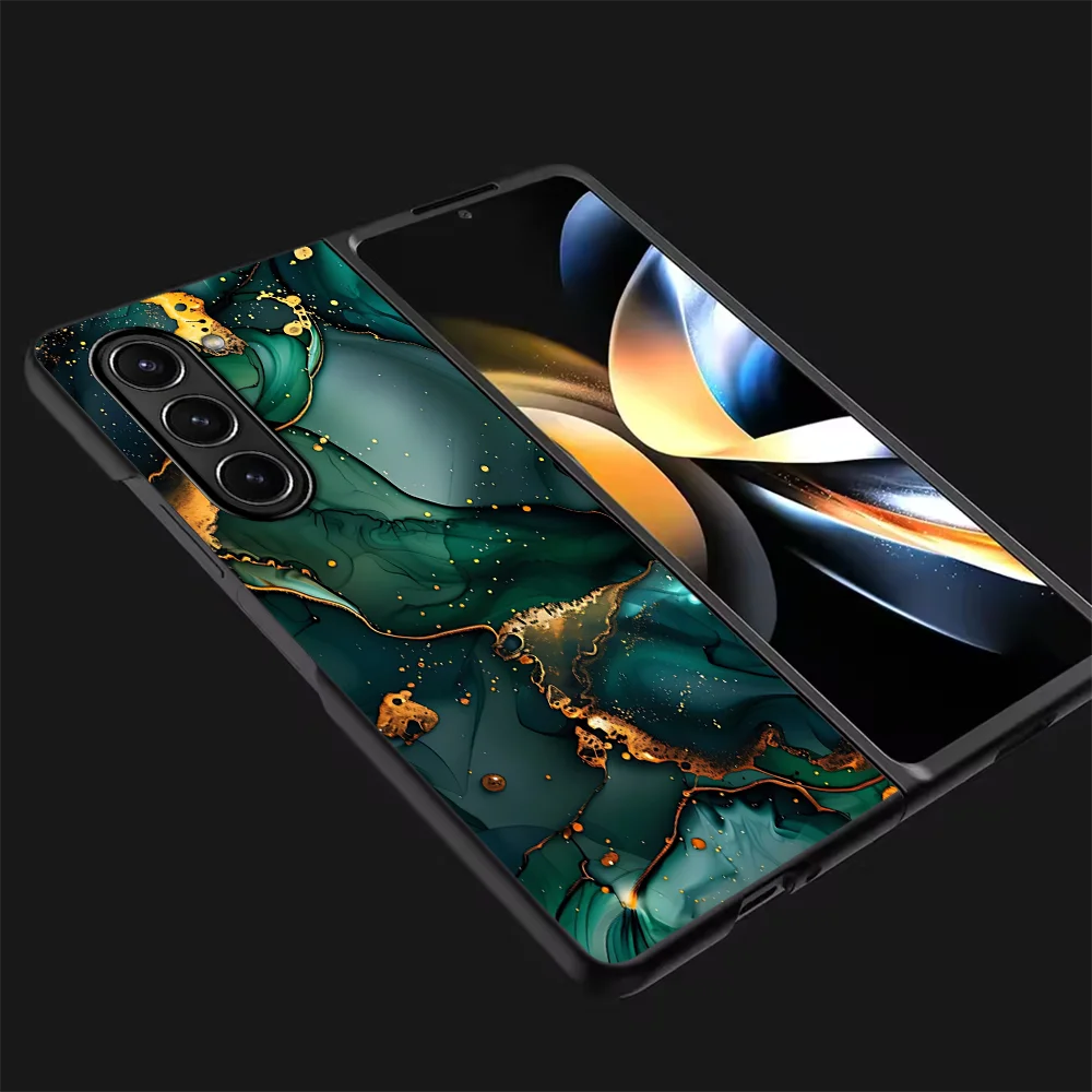Marble Case for Samsung Galaxy Z Fold 8 Ultra ZFold4 Z Fold 7 ZFold5 ZFold6 ZFold3 ZFold7 Phone Cover Shell