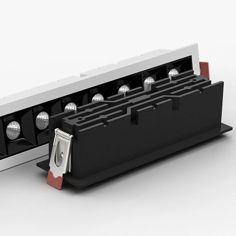 Tuya intelligent dimming 10W20W30W line lights Ceiling lights LED spotlights COB downlights grille lights Indoor lighting bulbs - Image 5