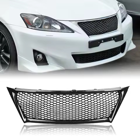 Front Grill Racing Grill Honeycomb Style Upper Bumper Hood Mesh Grid For Lexus IS250 IS350 Sedan 4-Door F Sport 2011-2013
