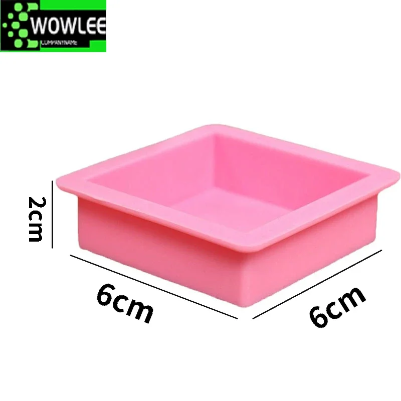 1pc Non-Stick Square Silicone Mold Cake Pan Baking Tools Mould For Cake Heat Resistant Bread Jelly Ice Cake Tool Mold