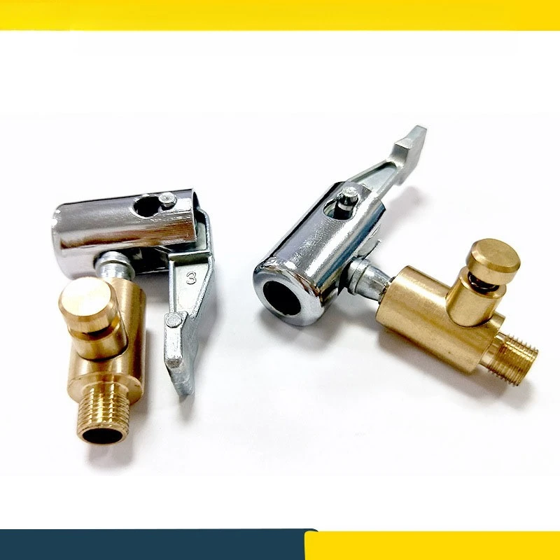 Car Air Pump American Threaded Air Nozzle Adapter Car Air Pump Accessories Quick Conversion Head Clip Air Nozzle