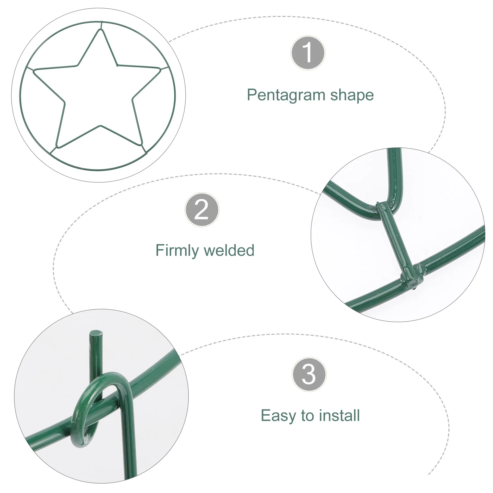 

1pcs Iron Vertical Garden Trellis for Climbing Plants Wrought Flower Rack Suitable Outdoor Indoor Use Plant Cage Stand