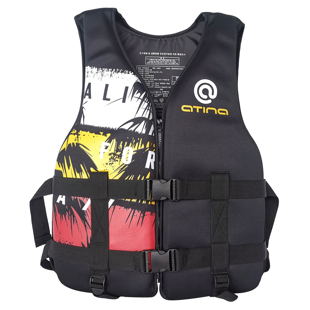 Life Jacket Neoprene Buoyancy Vest Swimming Drifiting Surf Boating Kayaking Motorboat Vest Fishing Jacket Safe Rescue Life Vest