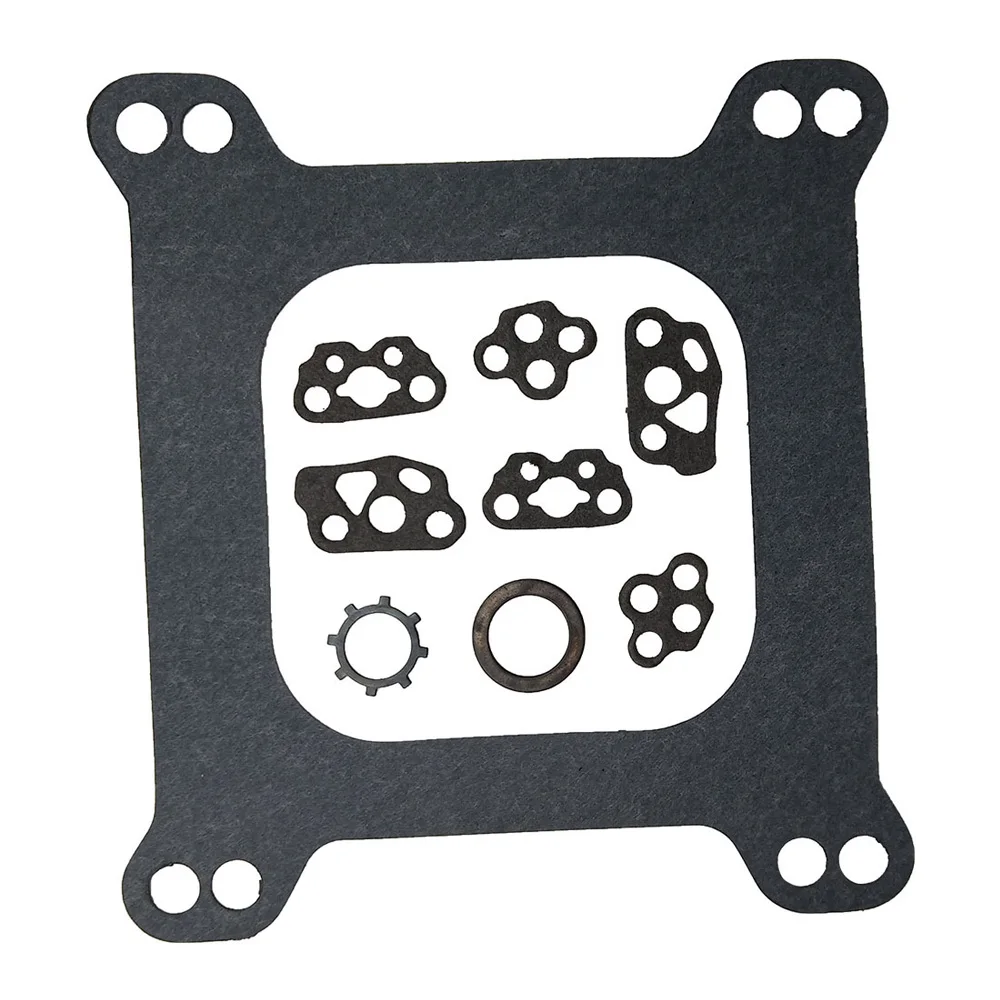 18-7448 Carburetor rebuild Kit For Weber Marine W-4 BBL Mercruiser 809064  With Brass Floats and Accelerator Pump 8M0120193