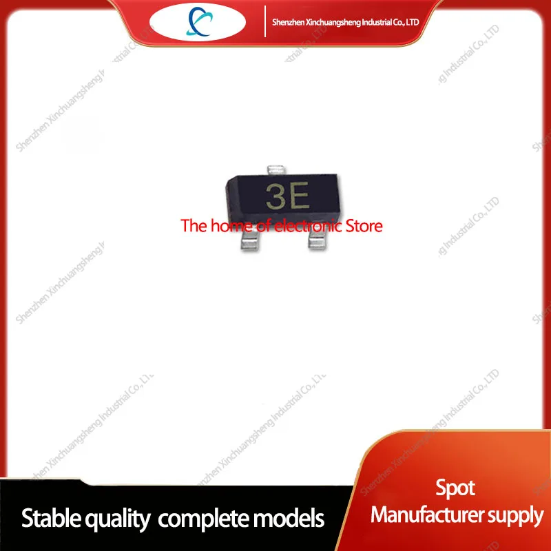 Paster transistor BC857A Screen Printing3E SOT-23 PNP 45V 100mA   Transistor (50PCS)