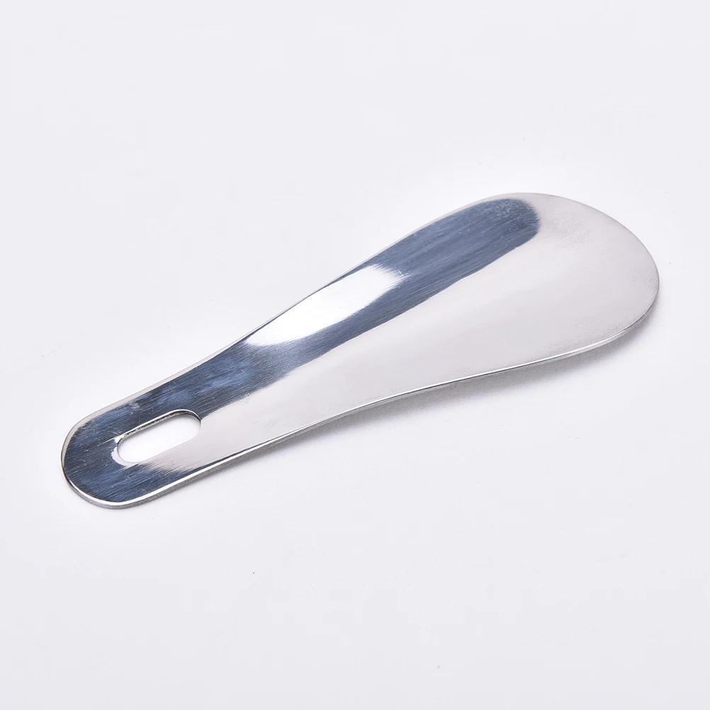1PCS 10cm Spoon Shoehorn Professional Shoehorn Stainless Steel Metal Shoe Horn Shoes Lifter Tool