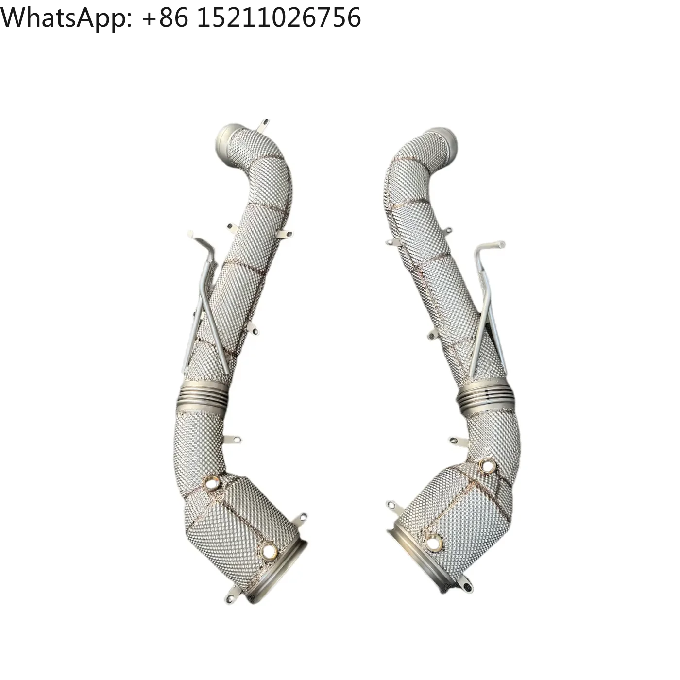 Contach Heatshield Stainless Steel Downpipe for Mclaren 570S 540C 570GT Downpipe