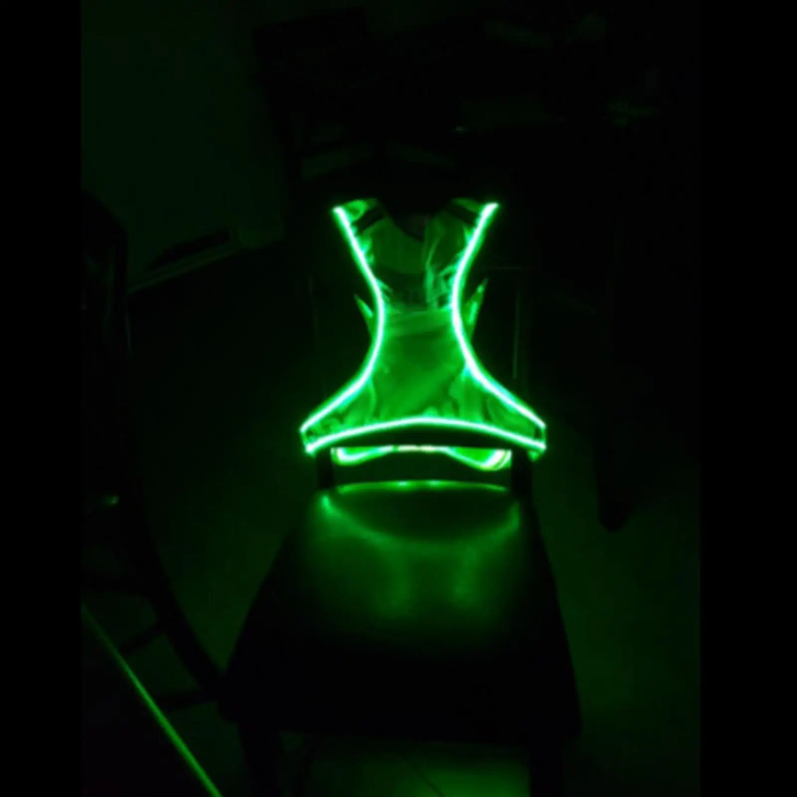 

Жилет для бега со светодиодной подсветкой, регулируемый угол переднего освещения, жилет с ночником для бега, езды на велосипеде, пеших прогулок, прогулок, скалолазания