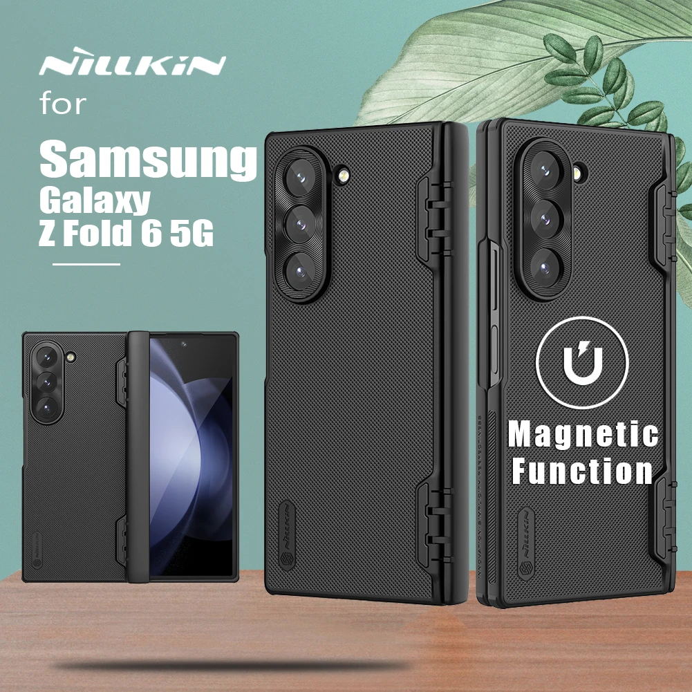 

Nillkin for Samsung Galaxy Z Fold 6 5G Case Super Frosted Shield Fold Magnetic Cases Anti-Fingerprint Hard PC Matte Cover