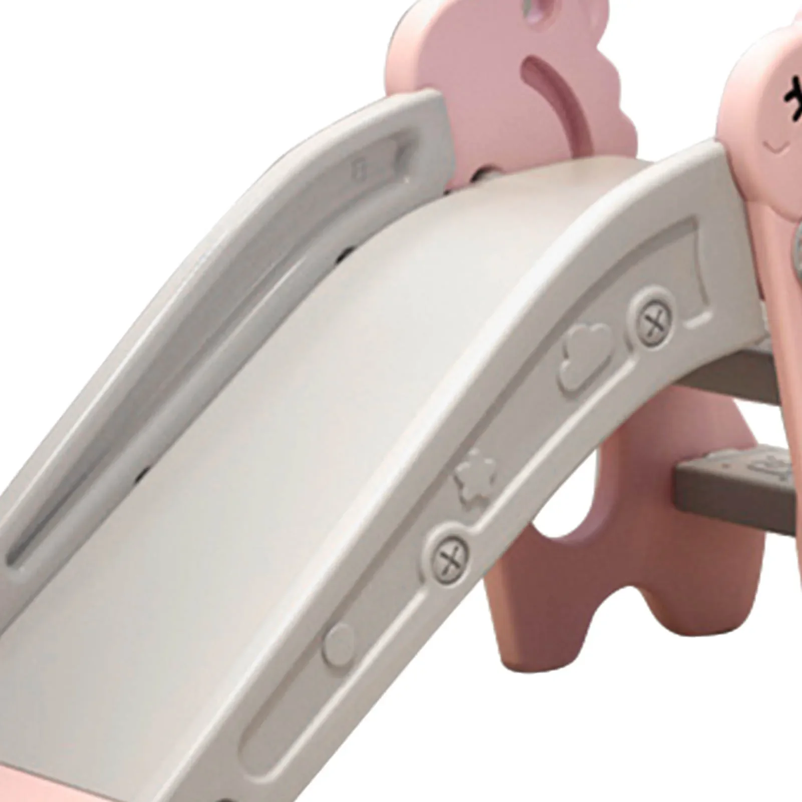 Zjeżdżalnia wewnętrzna dla dzieci, wolnostojąca, składana, z 2 schodkami, stabilna podstawa, drabinka do wspinania, zjeżdżalnia dla maluchów, zjeżdżalnia dla dzieci.