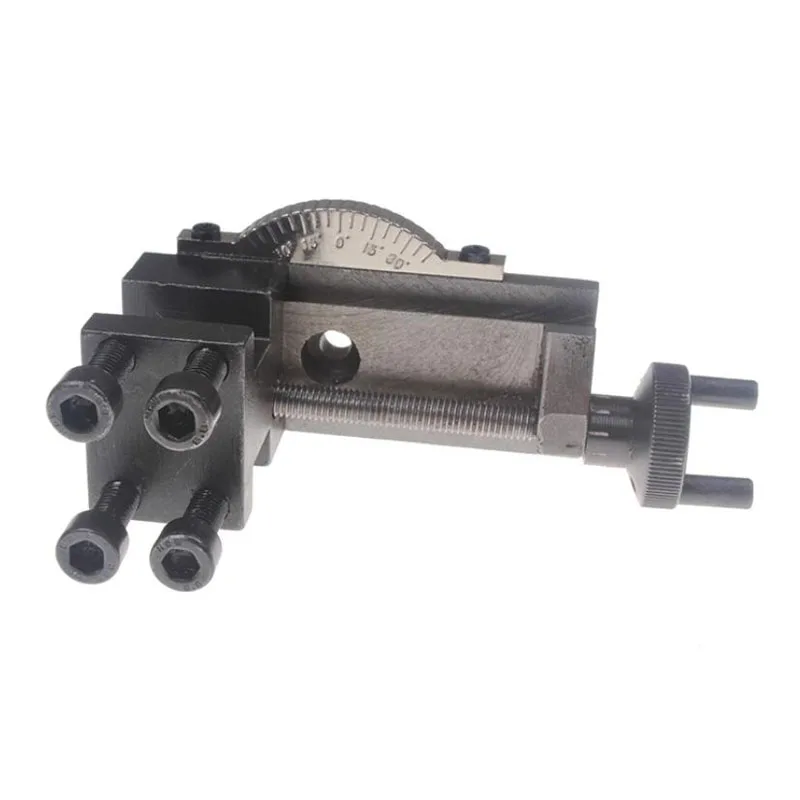 

С/Н: 10154 Держатель инструмента с двойным слотом, вращающийся угловой держатель инструмента, небольшой токарный станок, токарный станок Sieg C0, вращающийся держатель инструмента для токарного станка