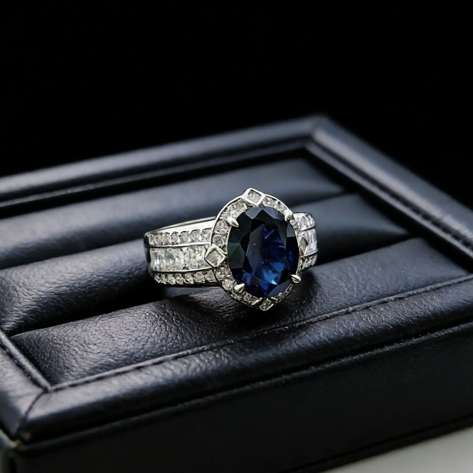 New style jewelry item - realistic pigeon egg ruby and sapphire ring - women's cultivated gemstone ring jewelry accessory
