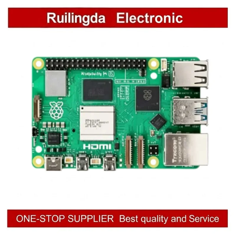 Raspberry Pi 5 Board Arm Cortex-A76 Linux Development Board 64 Bit Model Pi 5