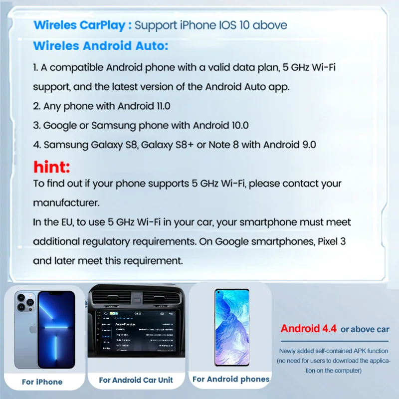 Carlink Cpc200 Ccpa نظام أندرويد للسيارات سلكي إلى لاسلكي Carplay Usb Dongle Ai Box محول تشغيل السيارة صندوق أندرويد للسيارات