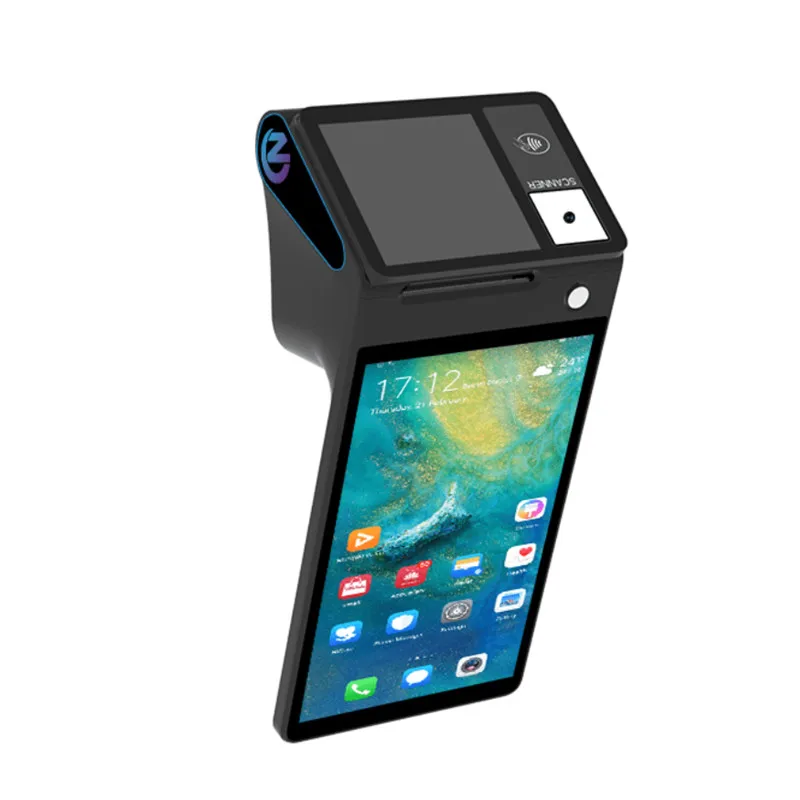 

Портативный 4G беспроводной POS-терминал на Android 14 с термопринтером, NFC и сканером штрих-кодов для бизнеса