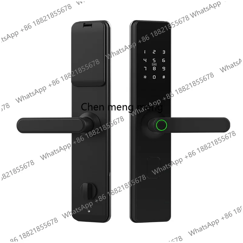 

Light luxury all-through lock Anti-theft door lock Fingerprint electronic password lock Homestay apartment interior