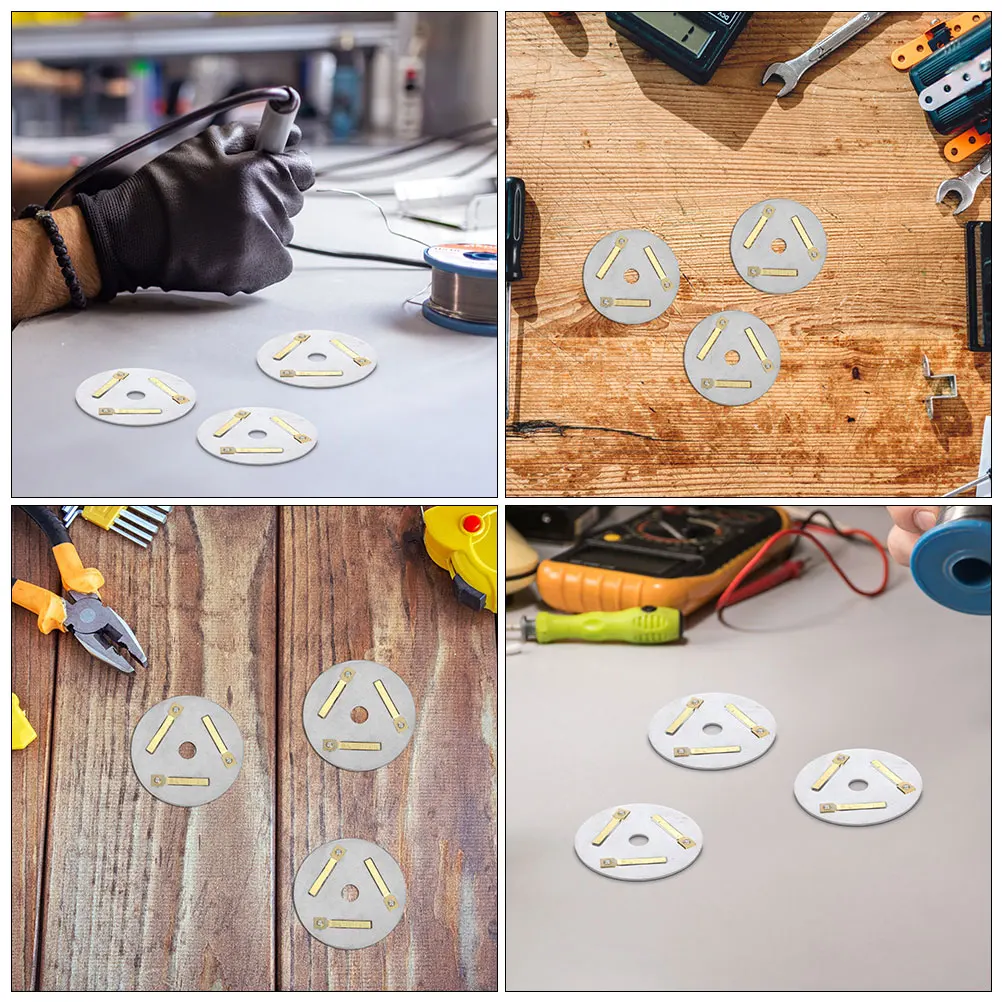

5 Pcs Sound Film Kettle Whistle Replacement Cover Stainless Steel Metal Chime Chips Parts Lid