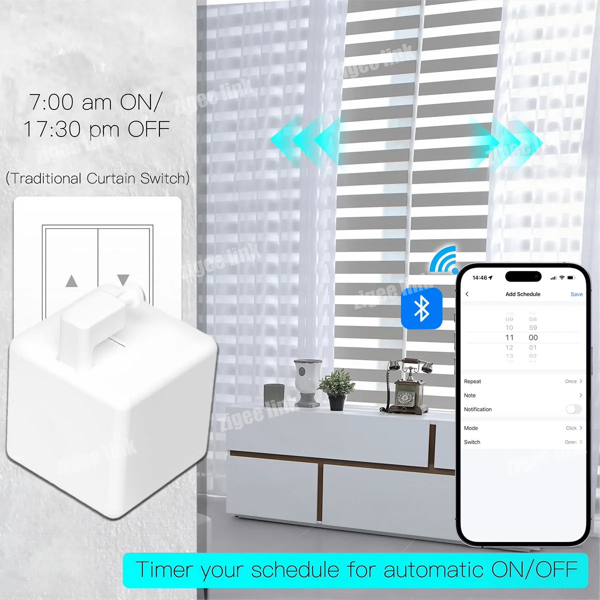 Smart Fingerbot Switch Bluetooth Robot Button Pusher Wireless Switch Bot APP Control Work With Tuya Alexa Google Home