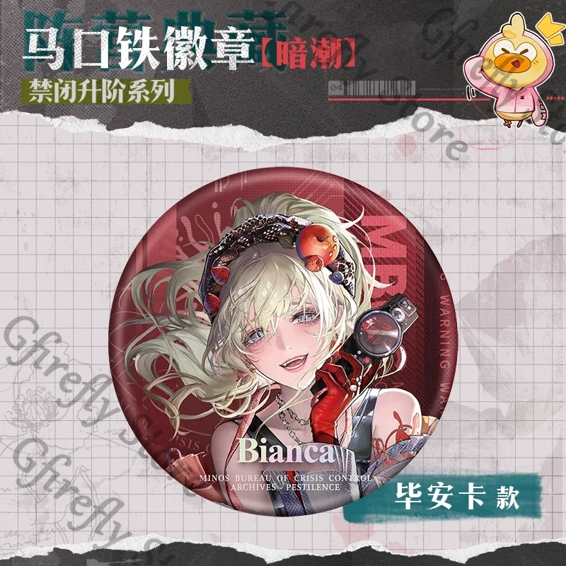 Path To Nowhere Tinplate Badge Angell Moore Bianca Cosplay Emblem Brooch Breastpin Ornament Mascot Products Christmas Gift