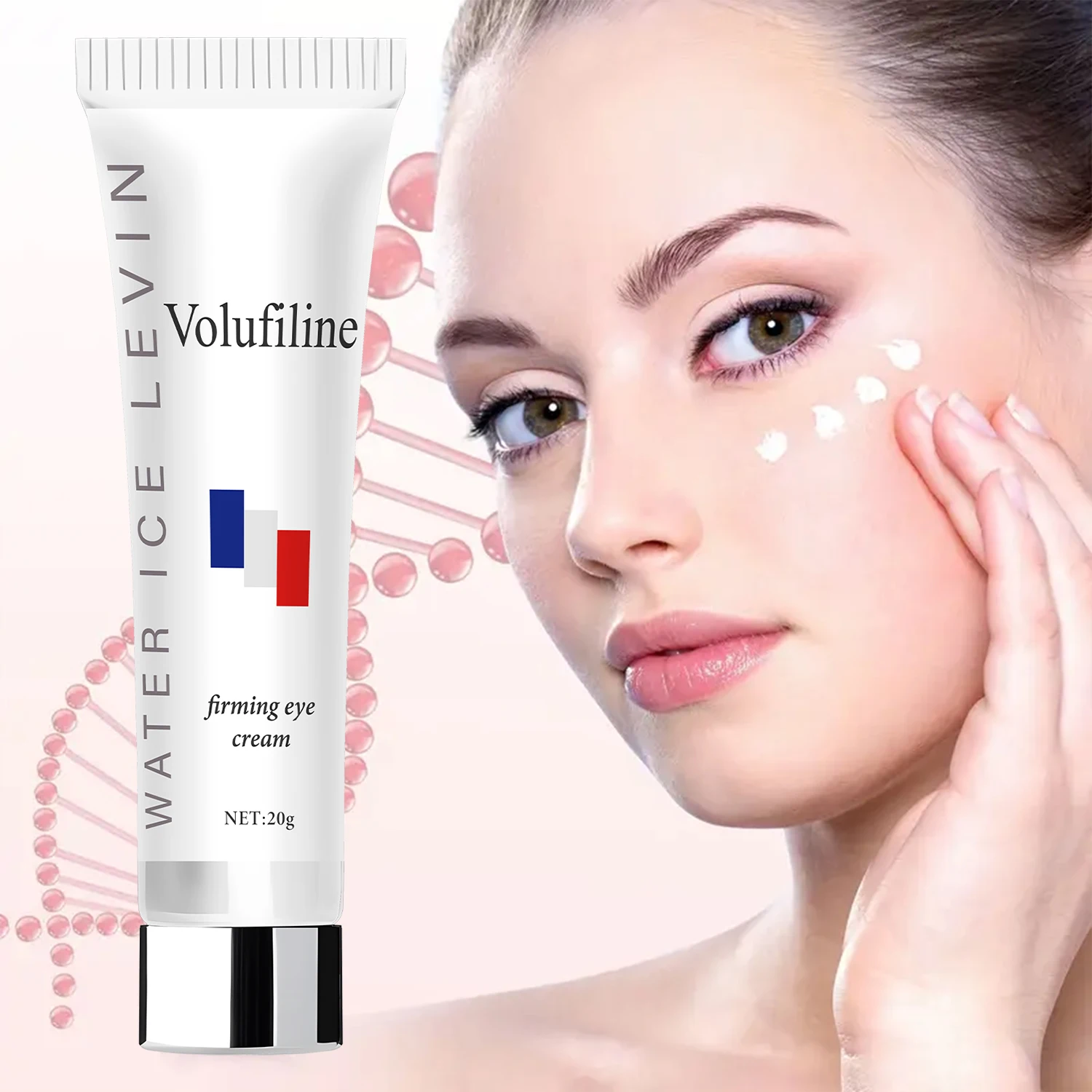 Volufiline Firming Eye Cream with Hyaluronic Acid, Retinol & Collagen, Moisturizes and Firms for Elastic, Smooth Eye Skin