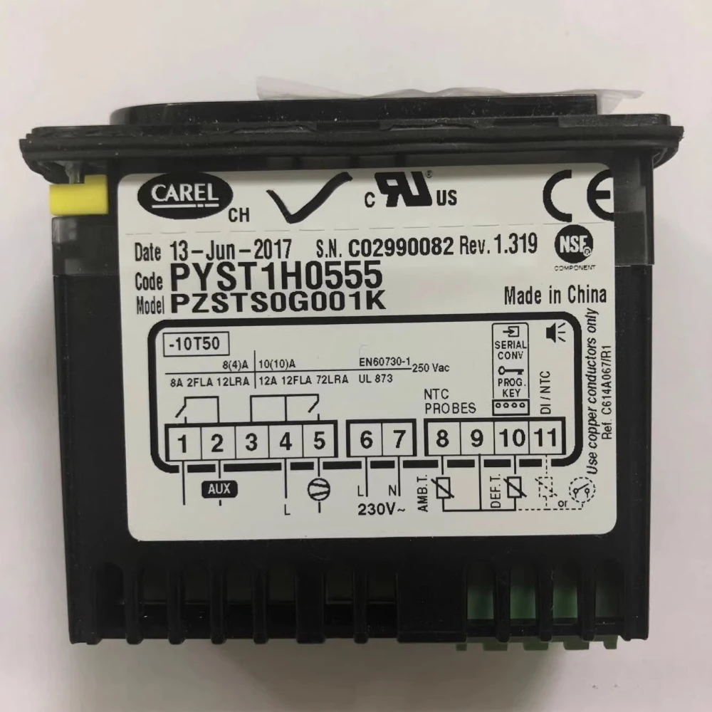 

CAREL PYST1H0555 PZSTS0G001K Temperature Controller with Sensor New Original