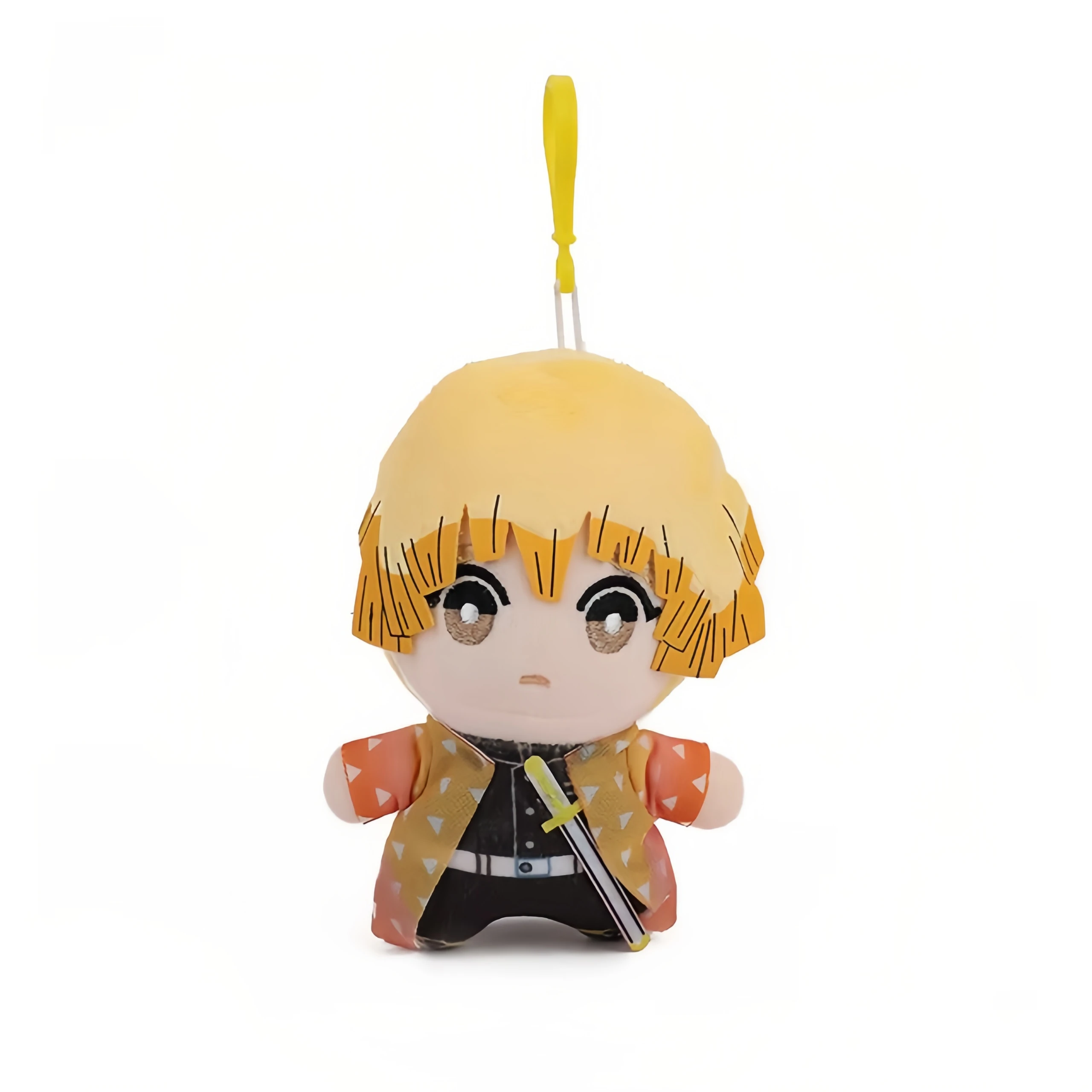 15-25 cm Dämon Slayer Cartoon Plüsch Spielzeug Geist Slayer Schlüsselbund Kamado Tanjirou Kamado Nezuko Kochou Figur Gefüllte Puppe kind Gif