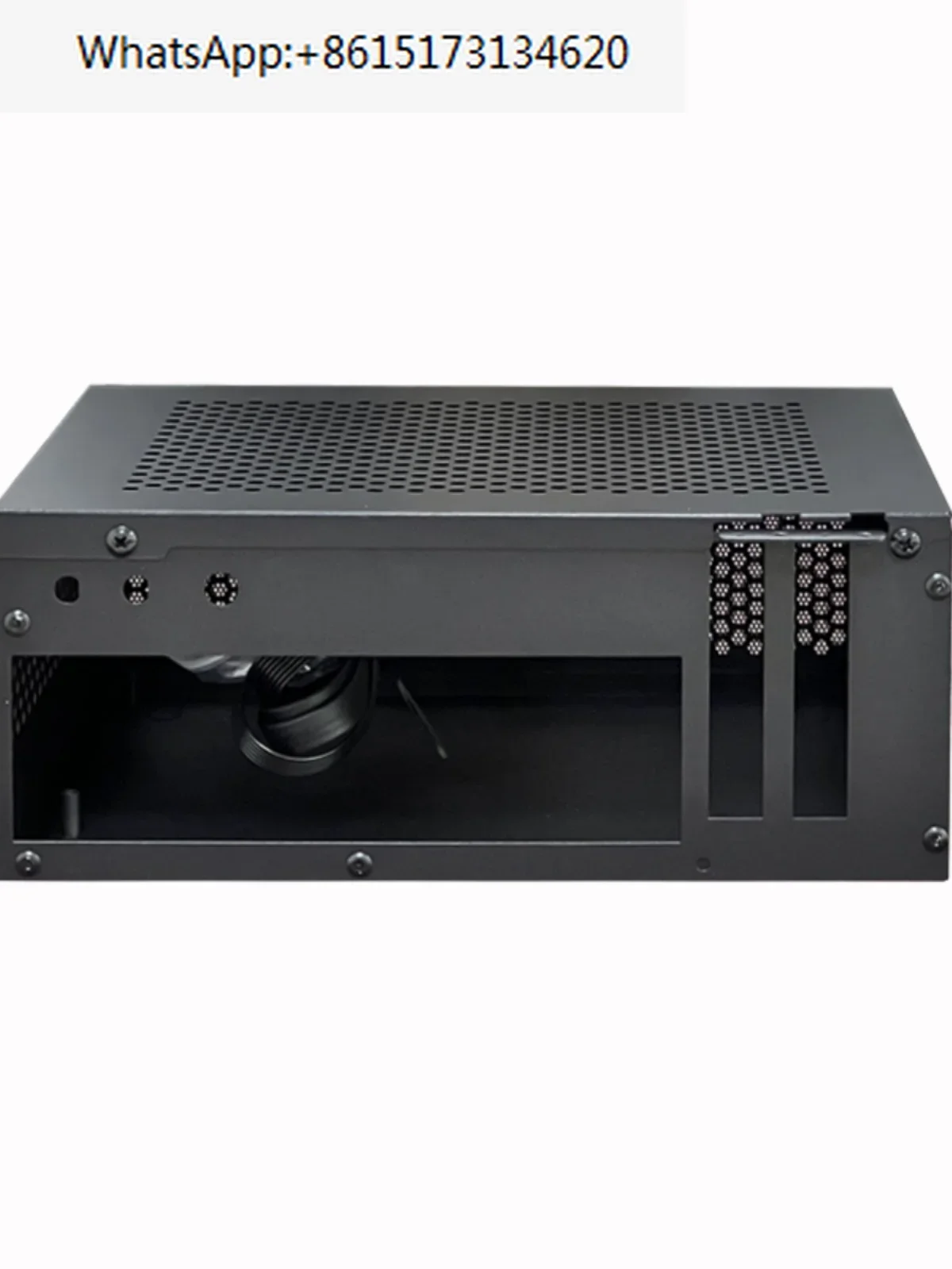 

SKTC A09 Mini PCIE Desktop Case ITX17 * 19 Main Board DC Adapter Half Height 3.8LHTPC Computer