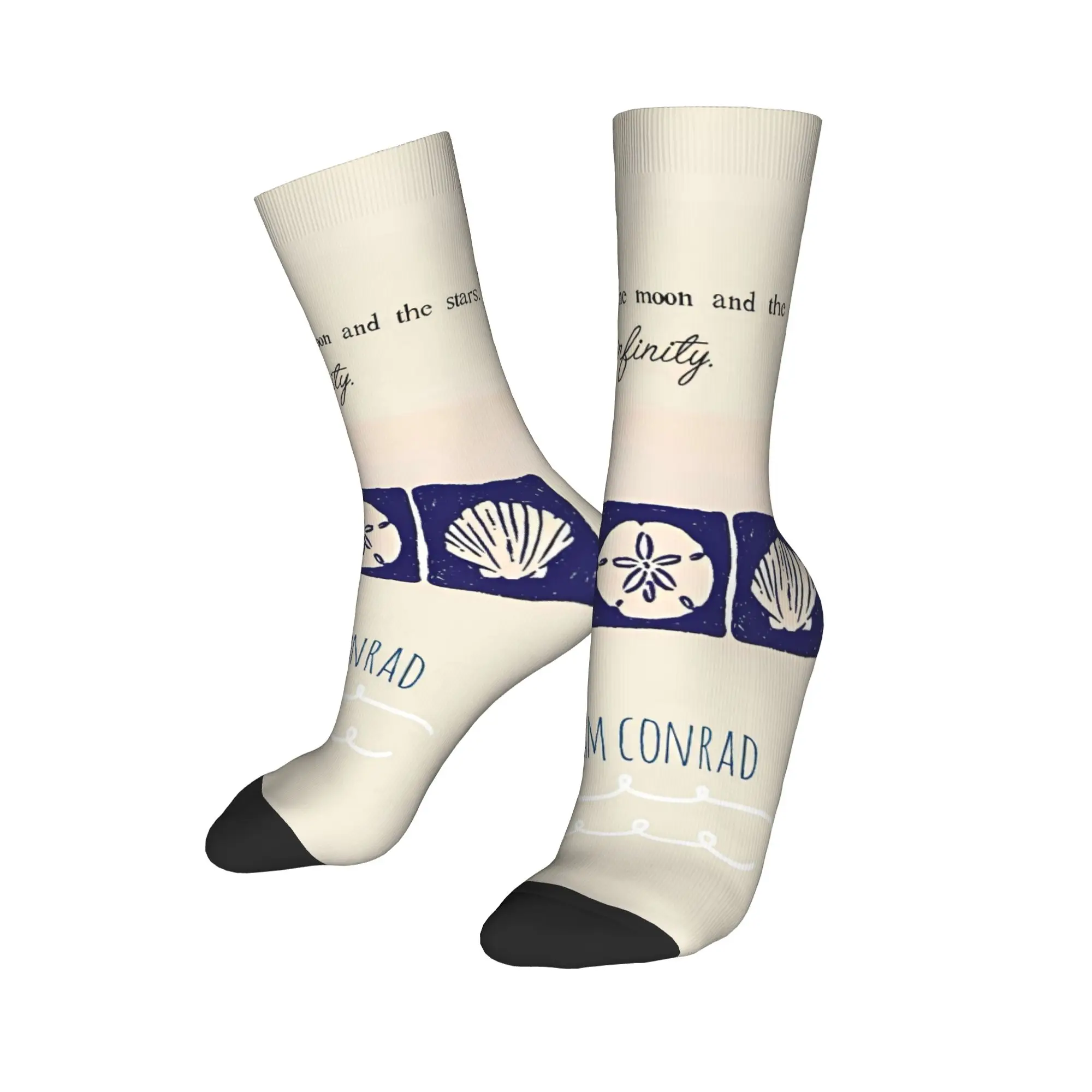 Cousins Beach Team Conrad الصيف تحولت جوارب جميلة نمط الشتاء المضادة للانزلاق الجوارب زوجين في الهواء الطلق جوارب ناعمة متوسطة