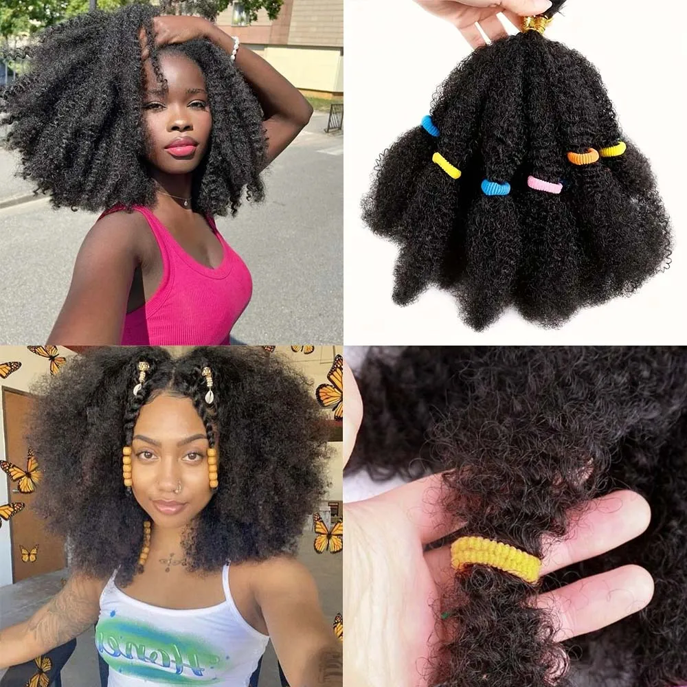 الأفرو غريب الشعر 14 "3/6 حزم قبل امتدت الأفرو غريب تويست تجديل الشعر غريب تويست الكروشيه الضفائر وصلات شعر صناعية #5