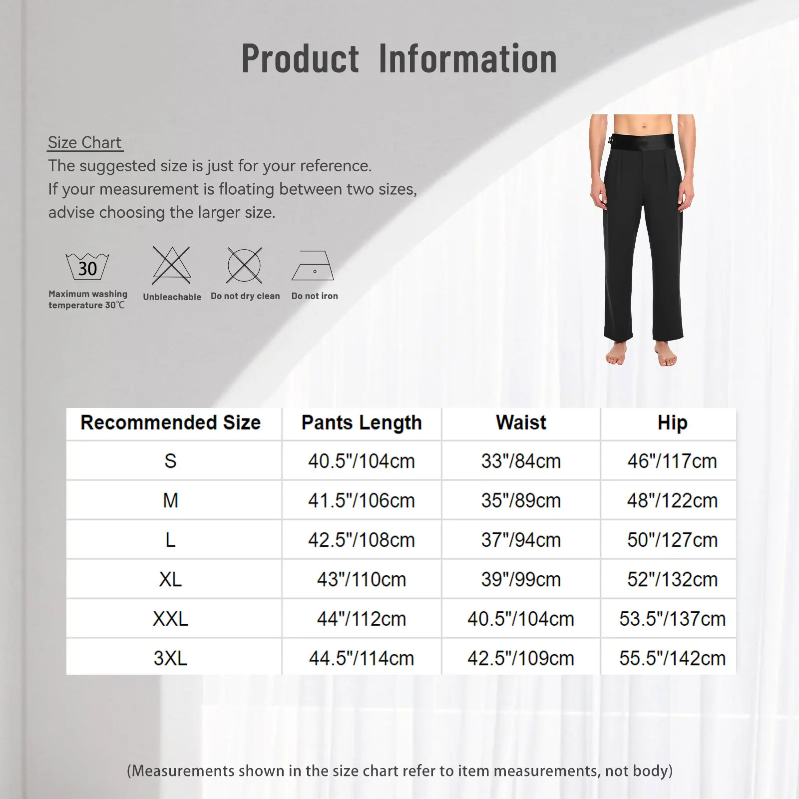 الرجال اللاتينية ملابس رقص الرقص السراويل مطوي بنطلون مع جيوب لمسابقات أداء قاعة الجاز رومبا تانجو السالسا