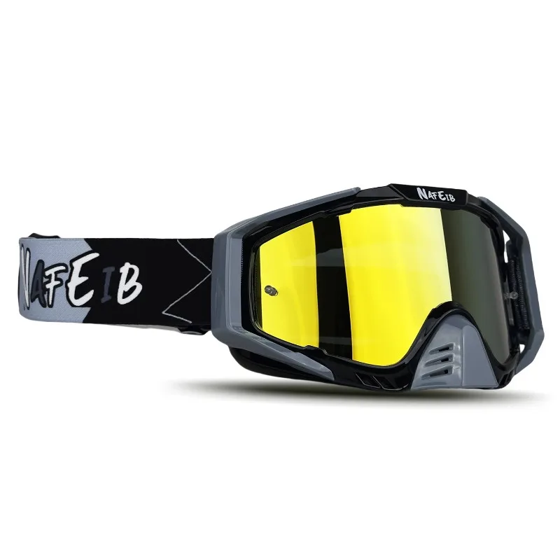 

2025 New Motorcycle Goggles, Windproof Dustproof Anti-Fog, Anti-Impact UV400 for Off-Road Riding Skiing