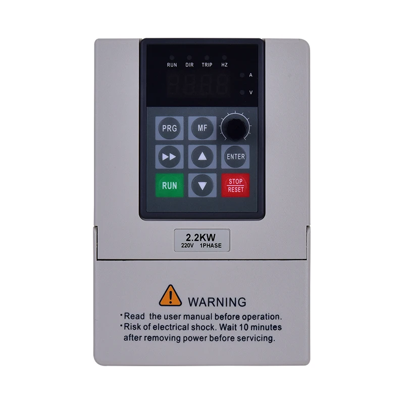 VFD manufacturers D12 series 2.2KW 220V  single phase inverter