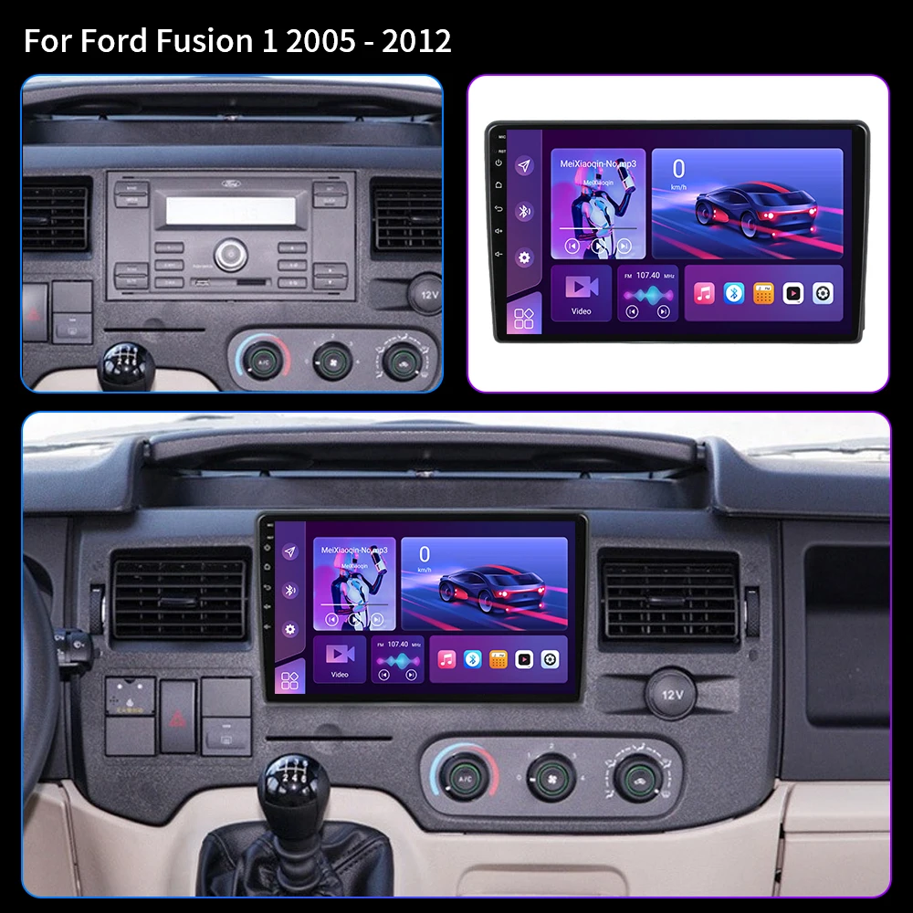 Android 16 Auto Car Radio Multimedia Player For Ford Fusion1 2005-2012 GPS Navigation 4G Carplay Stereo DSP Android Auto Player