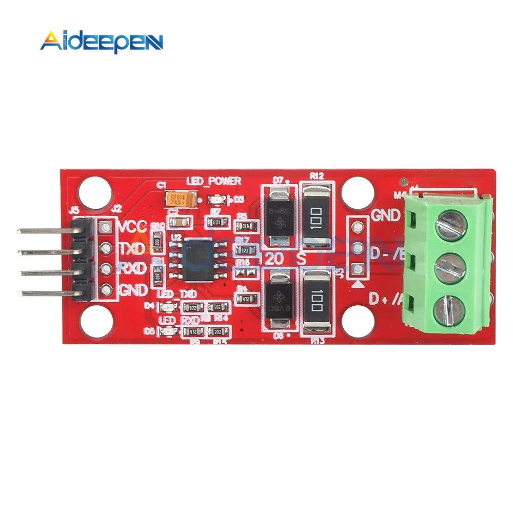 3.3-5V MCU TTL to RS485 Module 485 to Serial Port UART Level Switching Hardware Automatic Control Flow Direction Control Module