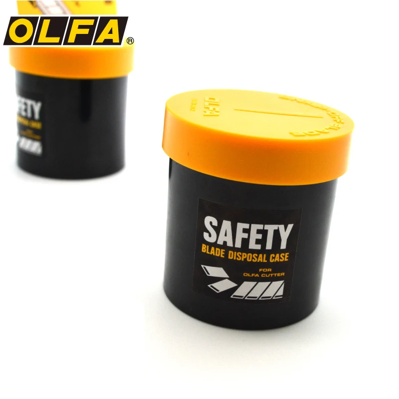 Olfa-caja de eliminación de cuchillas de seguridad, contenedor de seguridad a presión, herramienta para pargo, caja de cuchillos, DC-1/133K