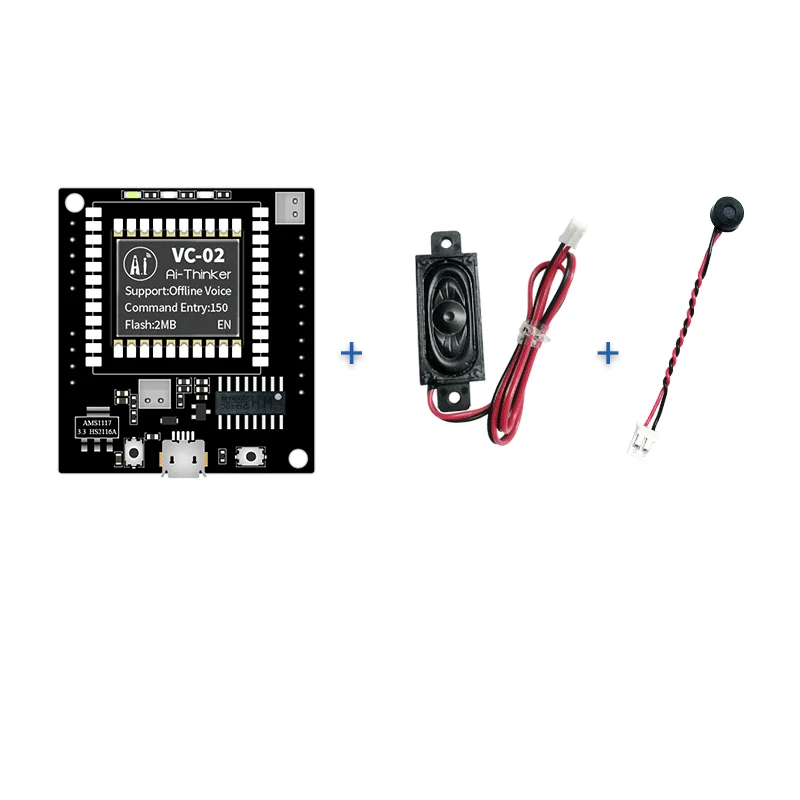 AI intelligent offline voice module development board VC-02-Kit supports serial debugging