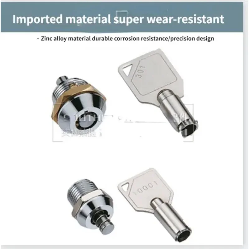 Teleskop-Riegelschloss mit versteckter Presse, Werbe-Leuchtkastenschloss