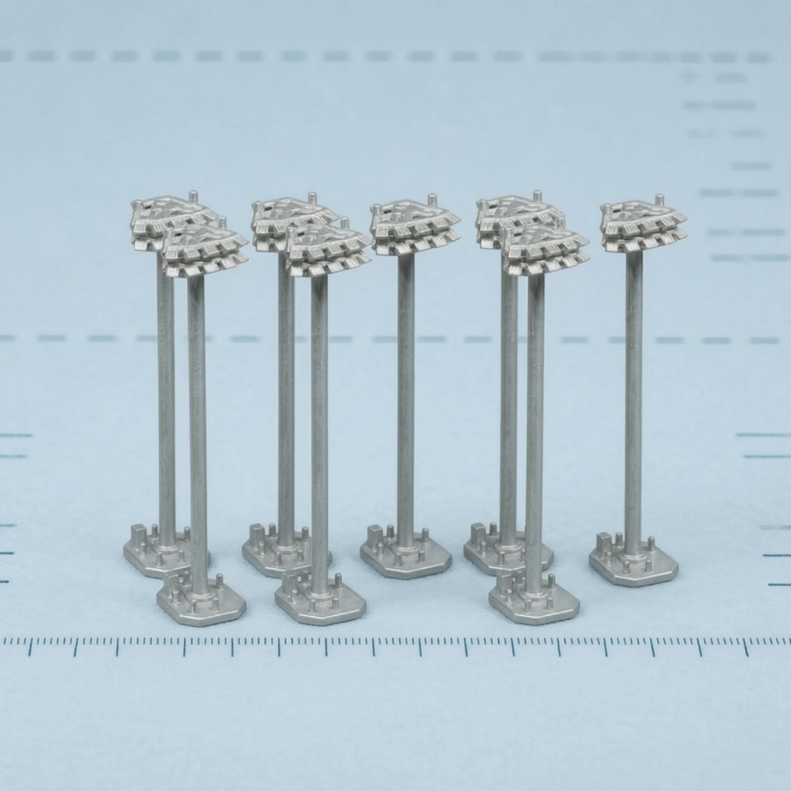 Scenery Accessory Airport Light Stand 1 to 400 High Pole Lamp Model for Diorama and Collectors Setups view 4